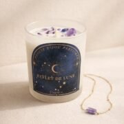 Bougie bijou parfumée Reflet de Lune - Pierres naturelles - Fait Main - Niõ par N'importe où Bougie bijou parfumée Reflet de Lune - Pierres naturelles - Fait Main - Niõ par N'importe où