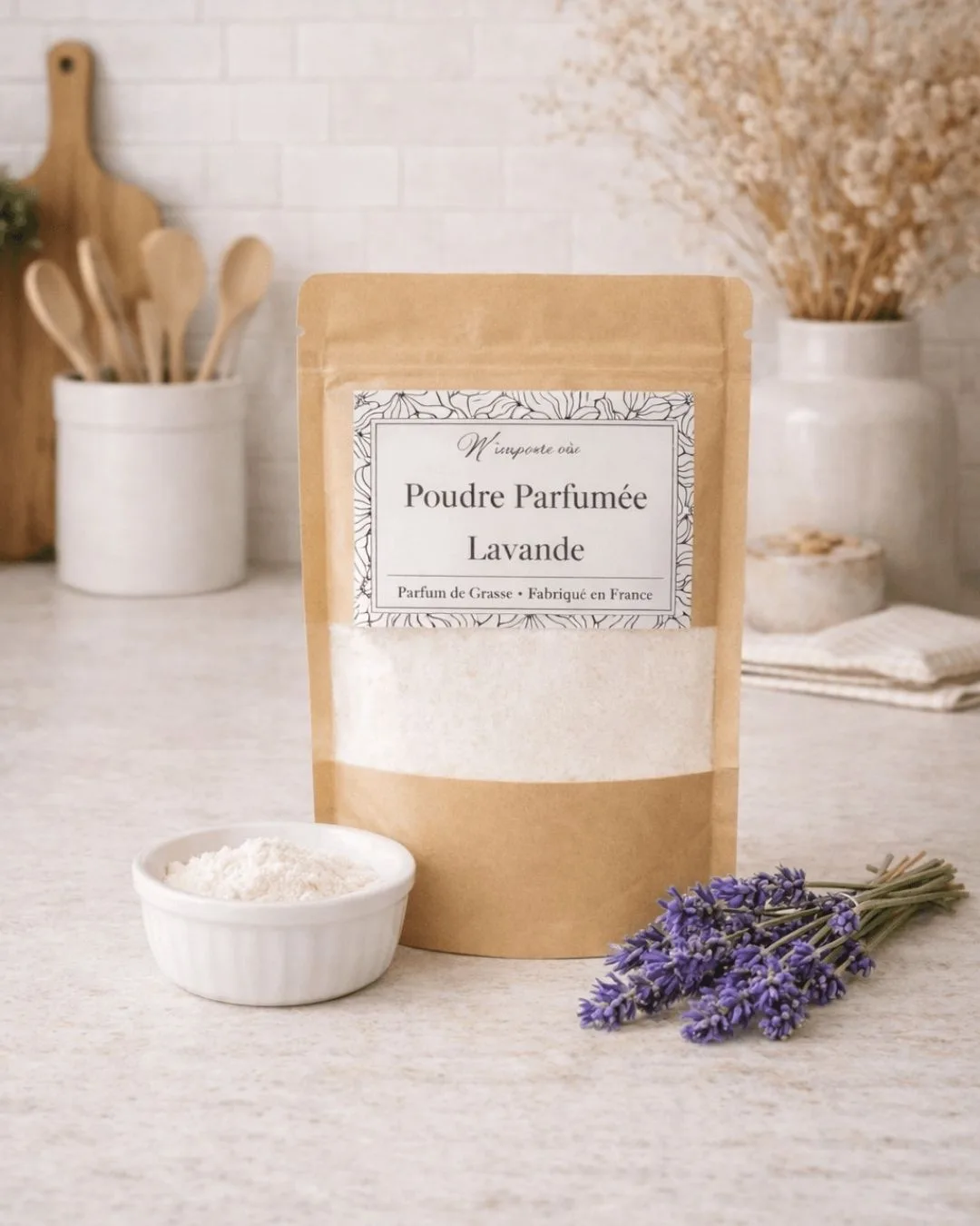 Poudre parfumée Lavande - Désodorisant naturel pour aspirateur et textiles - Niõ