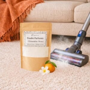 Poudre parfumée pour aspirateur - Clémentine-Monoï - Désodorisant naturel - Niõ Poudre parfumée pour aspirateur - Clémentine-Monoï - Désodorisant naturel - Niõ