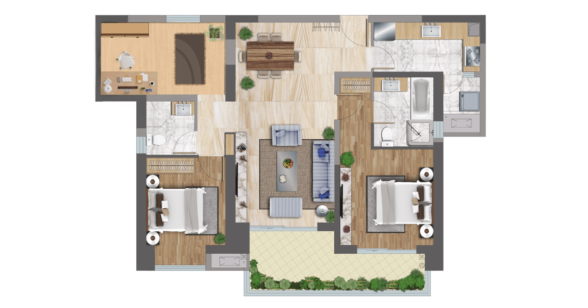 plan pour choisir le parfum idéal pour chaque pièce de la maison ou de l'appartement