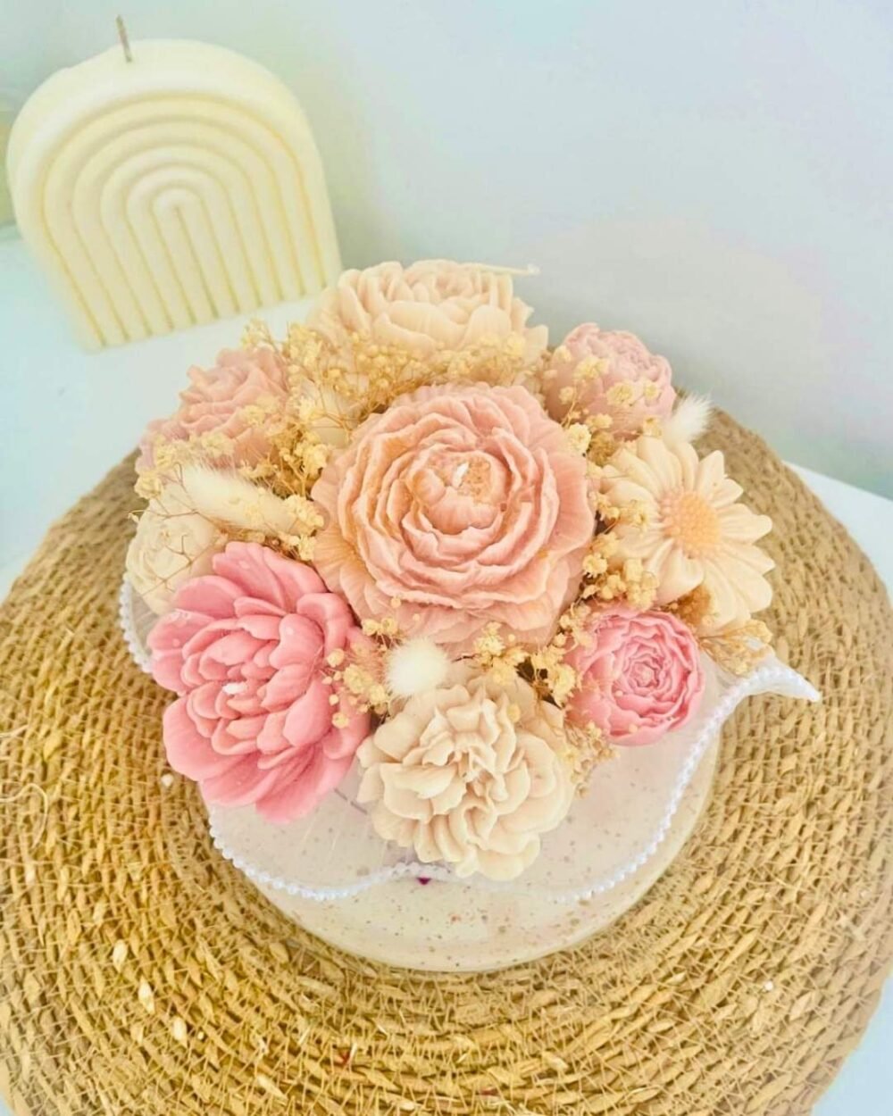 Bouquet parfumé Accords Musqués - cire végétale - artisanal - fait main - Niõ par N'importe où