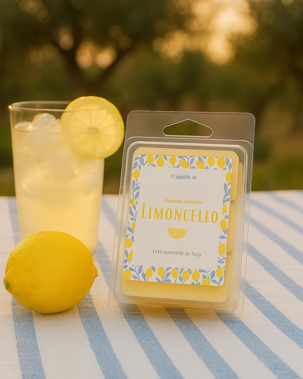 Fondants parfumés Limoncello -recette italienne - cire végétale - fait main - Niõ Fondants parfumés Limoncello -recette italienne - cire végétale - fait main - Niõ