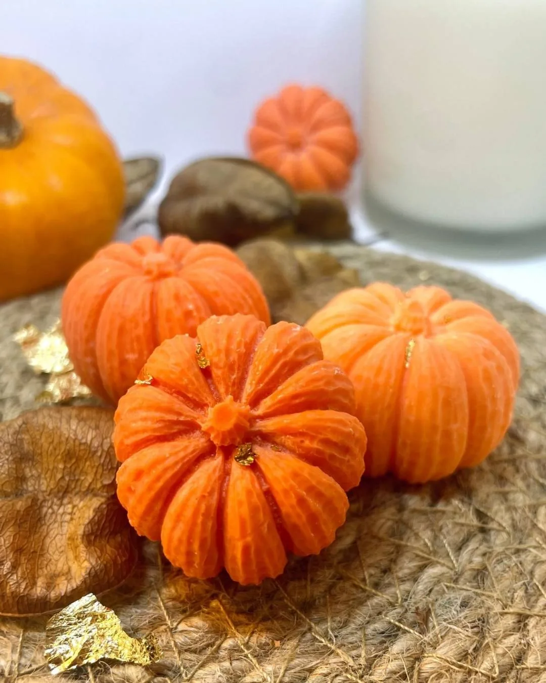 fondants parfumés Pumpkin Pie - façonnés à la main - artisanat - Niõ