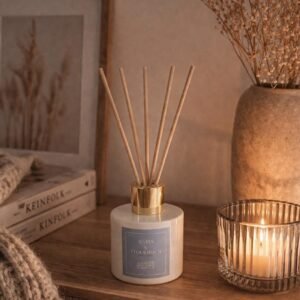 Diffuseur de parfum à bâtonnets Fleur de Coton- Matin à Stockholm - Premium - Niõ Diffuseur de parfum à bâtonnets un Matin à Stockholm - Fleur de Coton