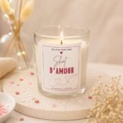Bougie Saint Valentin - Shot D’amour - création originale - Niõ par n'importe où Bougie Saint Valentin - Shot D’amour - création originale - Niõ par n'importe où