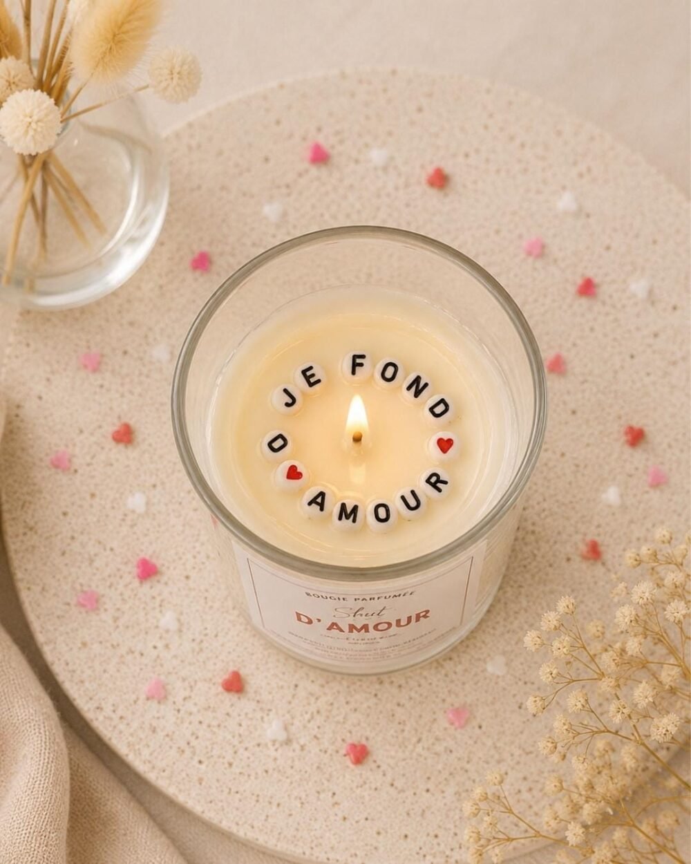 Bougie Saint Valentin - Shot D’amour - message secret à l'intérieur - Niõ par n'importe où Bougie Saint Valentin - Shot D’amour - message secret à l'intérieur - Niõ par n'importe où