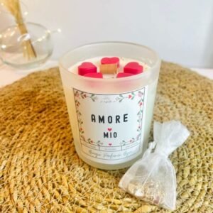 Bougie romantique Amore Mio - avec bijou en sachet - Niõ Bougie romantique - Amore Mio | Avec un bijou surprise