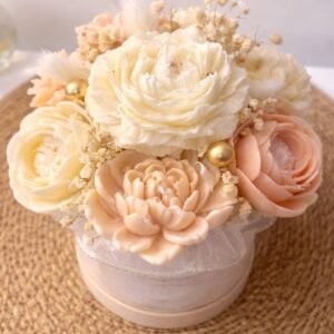 Bouquet éternel en cire parfumée - Fait Main - Nio par N'importe où Bouquet éternel en cire parfumée - Fait Main - Nio par N'importe où