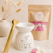 coffret parfumé moments précieux - brûle-parfum et mini fondants artisanaux - Niõ