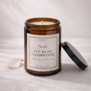Bougies Bijoux : Un duo de choc pour offrir ou pour se faire plaisir 3 Bougie parfumée - Magnolia & Musc de Soie-12 Cours de Cambronne - Fait Main - Niõ par N'importe où