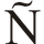 Monogramme NIO à la ligne