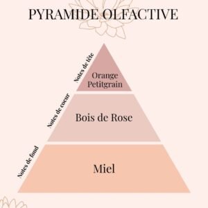 Pyramide Olfactive Fleur d'oranger - Parfums d'intérieur - Niõ par N'importe où Bougie parfumée Fleur d’Oranger – Collection Bohème