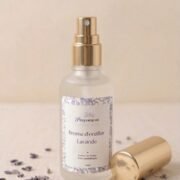Flacon en verre - brume d'oreiller Herbier Sauvage - Lavande - Nio par N'importe où - parfum d'ambiance