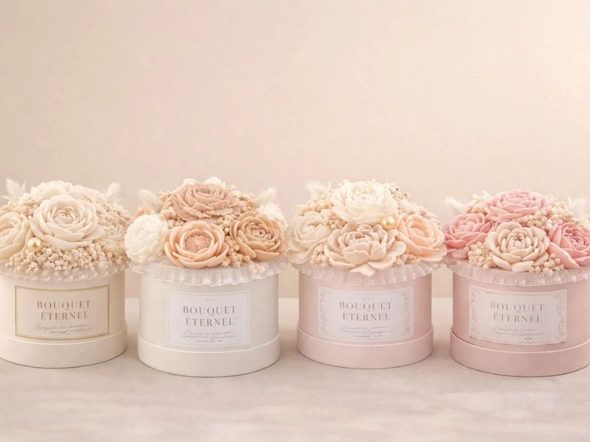 Bouquets Parfumés En Cire
