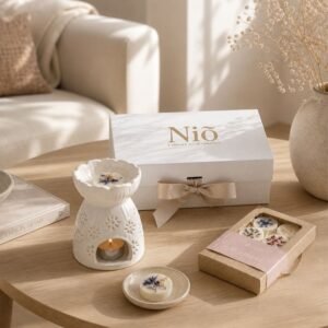 Coffret Découverte Brûle-Parfum et Fondants Parfumés Fleuris - Jardin Suspendu