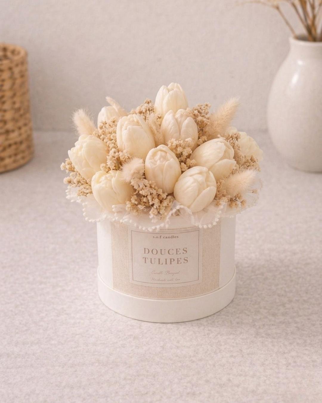 Bougie Parfumée Maman D’amour - Nuage de Coton - Cadeau Fête des Mères - Niõ
