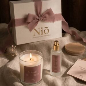 coffret jardin secret 3 - Lilas blanc et Pivoine Sauvage - Niõ Jardin Secret - Coffret Fête des Mères | Lilas Blanc & Pivoine Sauvage