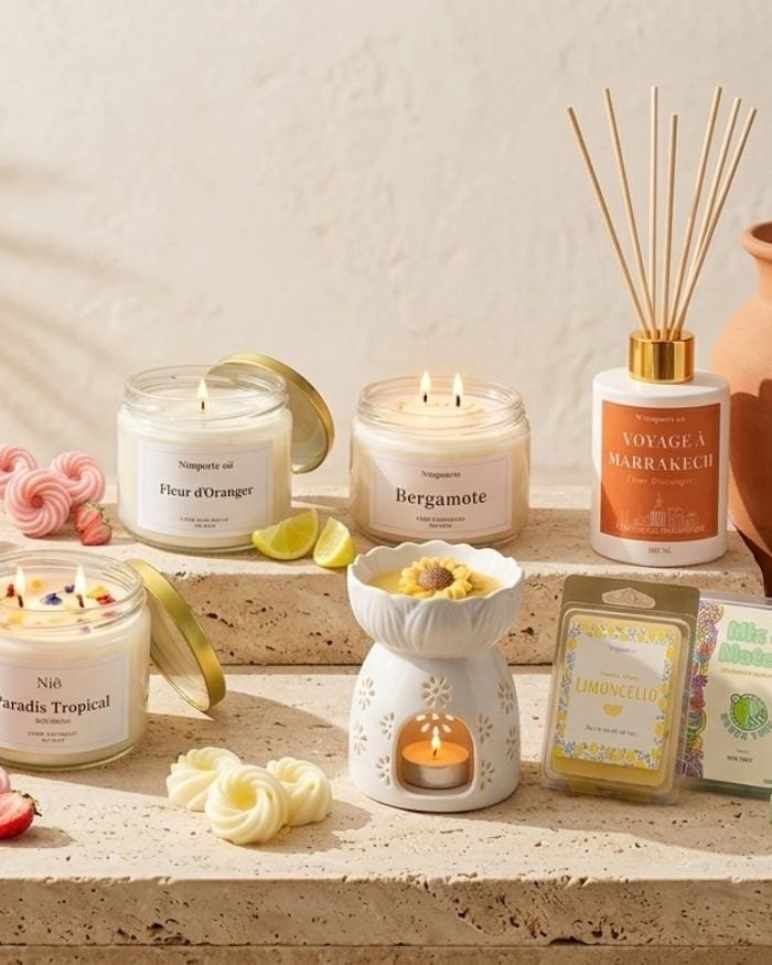 Soldes d'été 2026, Promotions et Ventes Privées des bougies pas chères et autres diffuseurs de parfums avec Niõ